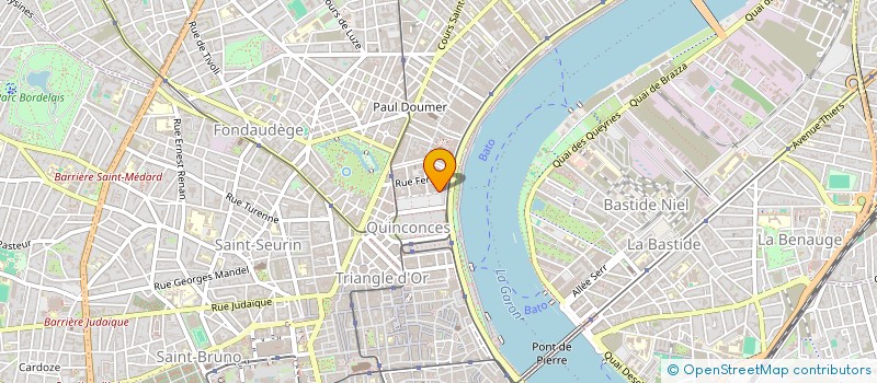 localisation de l'entreprise MADAME PERRINE LAVILLE  BORDEAUX