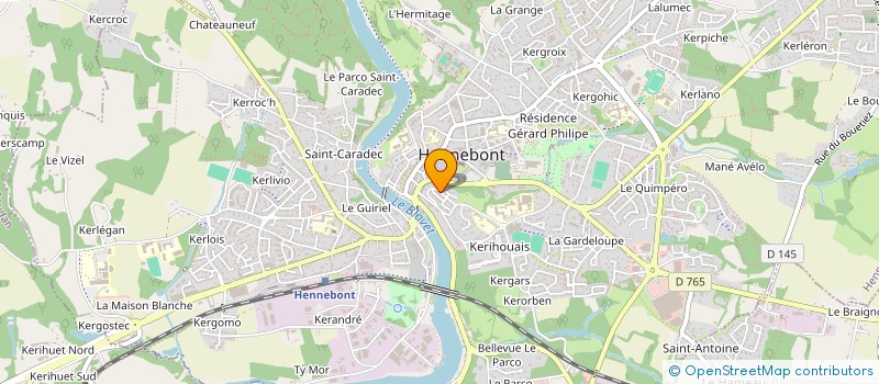 localisation de l'entreprise MADAME PERRINE LE BOZEC  HENNEBONT