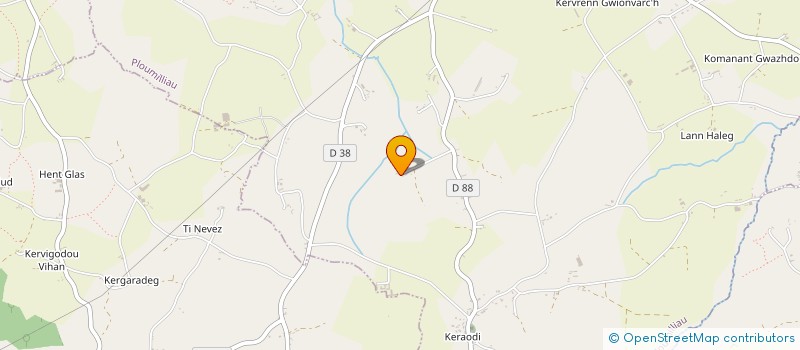 localisation de l'entreprise MADAME PERRINE LE GORREC  PLOUMILLIAU