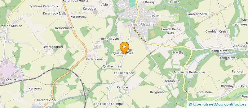 localisation de l'entreprise MADAME PERRINE LE MEHAUTE  SAINT-URBAIN