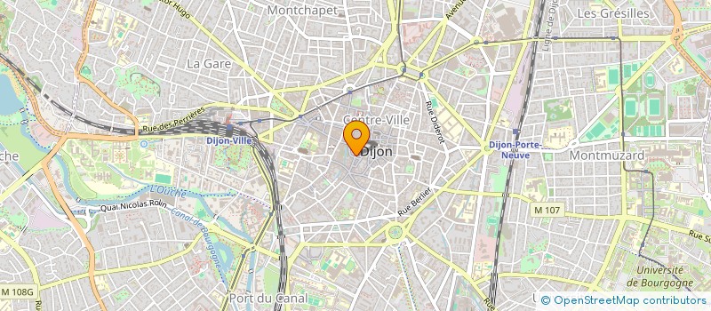 localisation de l'entreprise MADAME PERRINE LEDUEY à DIJON