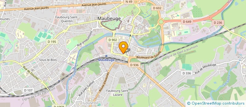 localisation de l'entreprise MADAME PERRINE LEMAIRE à MAUBEUGE