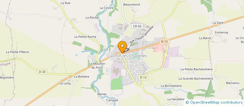 localisation de l'entreprise MADAME PERRINE LEMEE à JAVRON-LES-CHAPELLES