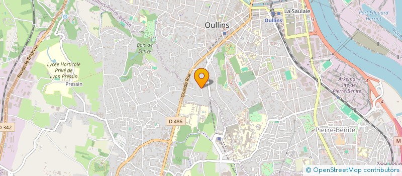 localisation de l'entreprise MADAME PERRINE LEREVEREND  OULLINS-PIERRE-BENITE