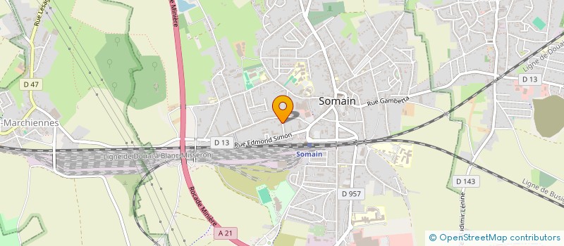 localisation de l'entreprise MADAME PERRINE LERNOULD  SOMAIN