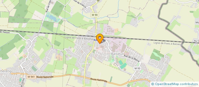 localisation de l'entreprise MADAME PERRINE LEWERS à BAISIEUX