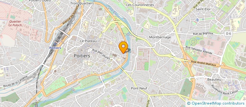 localisation de l'entreprise MADAME PERRINE LOHE à POITIERS