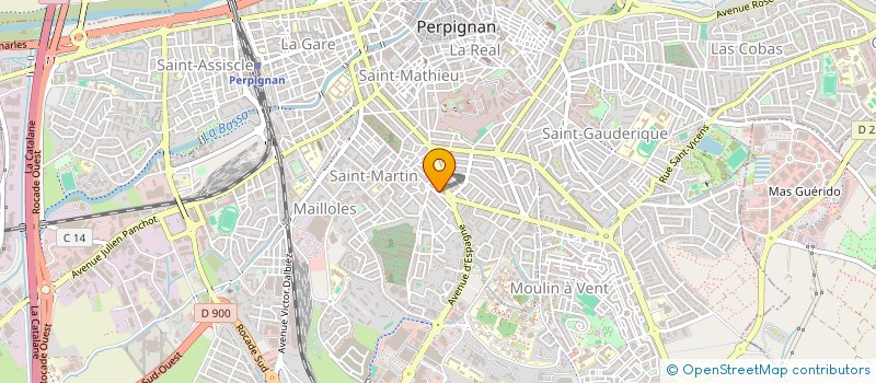 localisation de l'entreprise MADAME PERRINE MAHON  PERPIGNAN