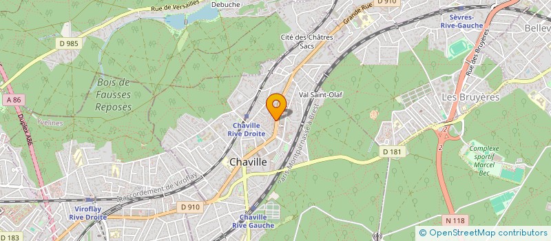 localisation de l'entreprise MADAME PERRINE MAKELELE à CHAVILLE