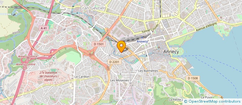 localisation de l'entreprise MADAME PERRINE MARTINEAU à ANNECY