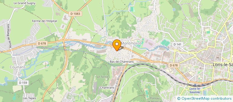 localisation de l'entreprise MADAME PERRINE MARTINET  MONTMOROT