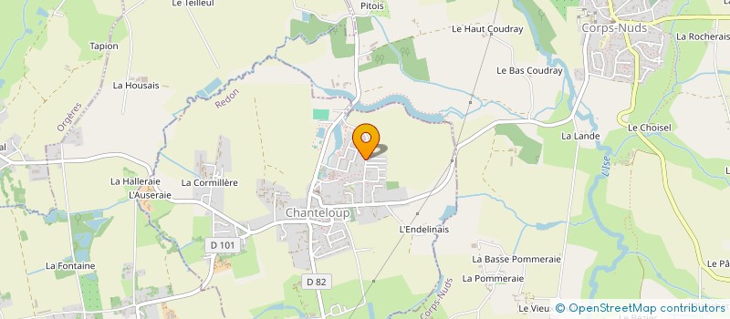 localisation de l'entreprise MADAME PERRINE MARTINON  CHANTELOUP