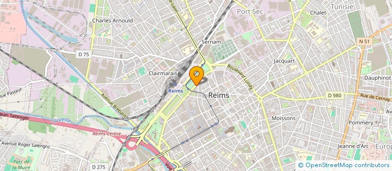 localisation de l'entreprise MADAME PERRINE MARTINOT  REIMS