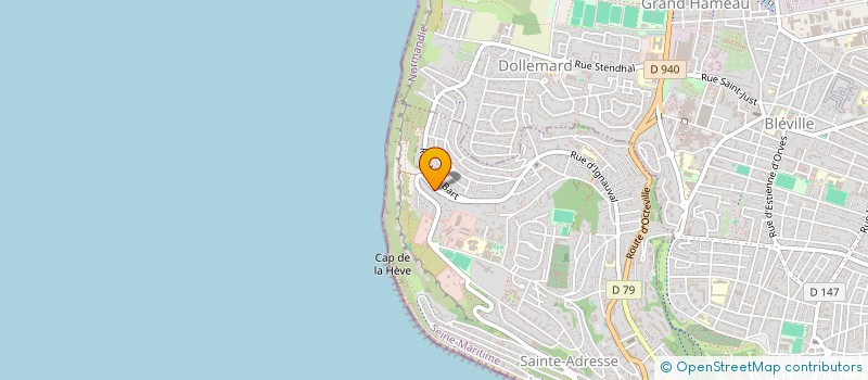 localisation de l'entreprise MADAME PERRINE MAZIER  LE HAVRE