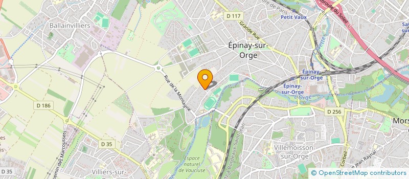 localisation de l'entreprise MADAME PERRINE MAZZON  EPINAY-SUR-ORGE