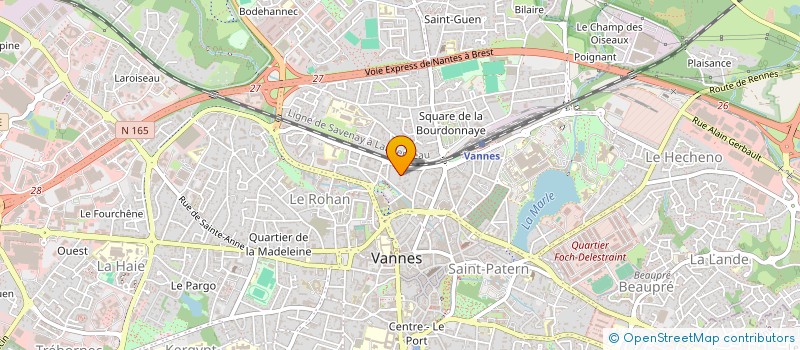 localisation de l'entreprise MADAME PERRINE MONACHON à VANNES