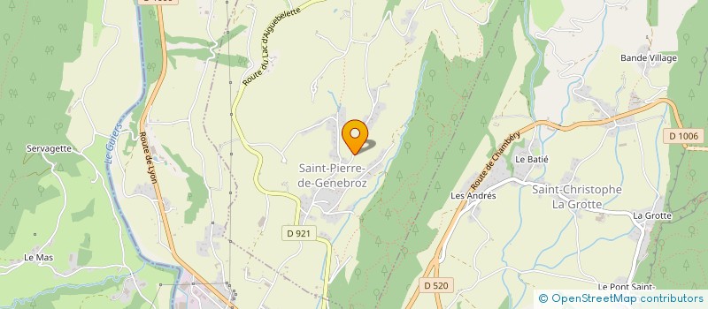 localisation de l'entreprise MADAME PERRINE MONTAGNAT-RENTIER  SAINT-PIERRE-DE-GENEBROZ