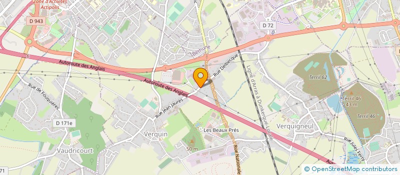 localisation de l'entreprise MADAME PERRINE MORDACQ  VERQUIN