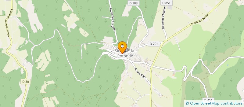 localisation de l'entreprise MADAME PERRINE OUDOT à SIMIANE-LA-ROTONDE