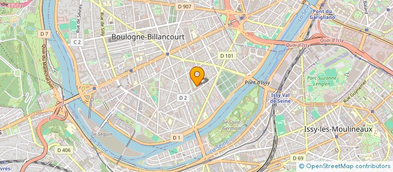 localisation de l'entreprise MADAME PERRINE PAILLAT à BOULOGNE-BILLANCOURT