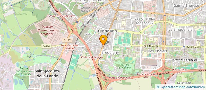 localisation de l'entreprise MADAME PERRINE PAJOT à SAINT-JACQUES-DE-LA-LANDE