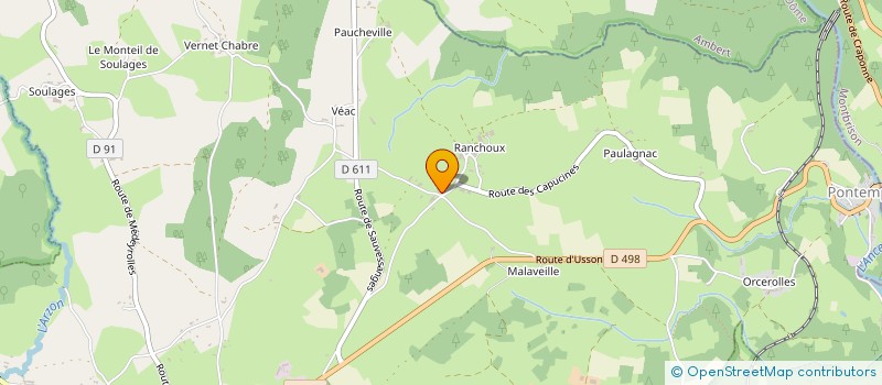 localisation de l'entreprise MADAME PERRINE PASCAL  CRAPONNE-SUR-ARZON