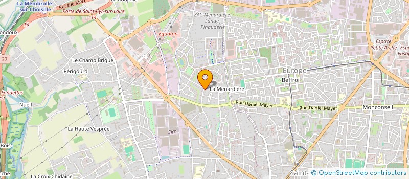 localisation de l'entreprise MADAME PERRINE PASQUIER  SAINT-CYR-SUR-LOIRE