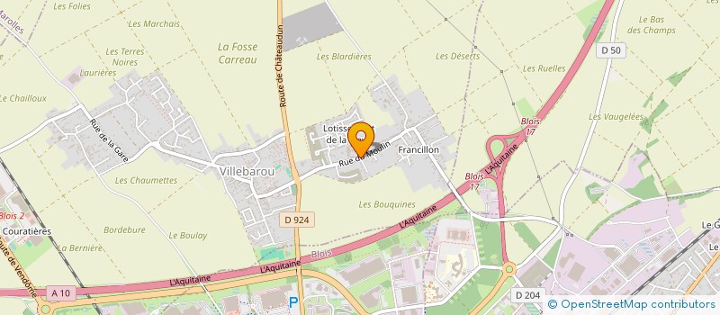 localisation de l'entreprise MADAME PERRINE PETIT  VILLEBAROU