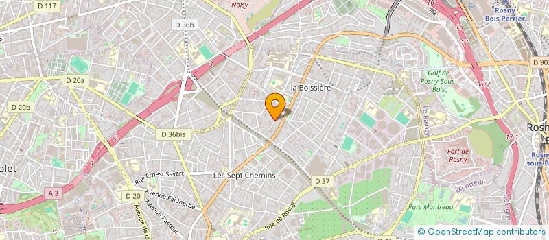 localisation de l'entreprise MADAME PERRINE PHILIPPE à MONTREUIL