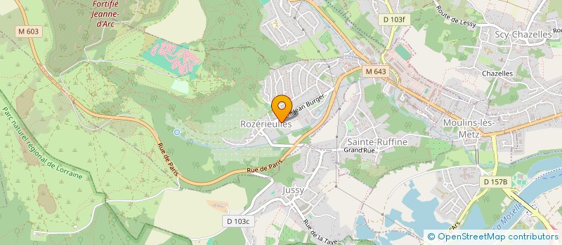 localisation de l'entreprise MADAME PERRINE PILGRAM  ROZERIEULLES