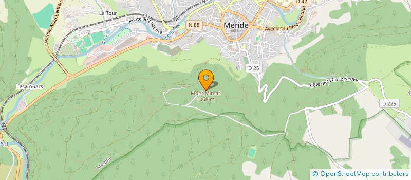 localisation de l'entreprise MADAME PERRINE POIRIER-VALVERI  MENDE