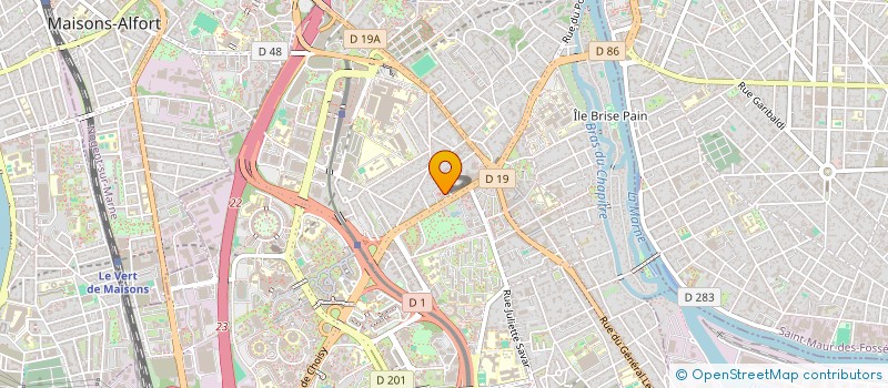 localisation de l'entreprise MADAME PERRINE PRETAT  CRETEIL