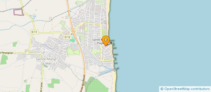 localisation de l'entreprise MADAME PERRINE PUGEAT  SAINTE-MARIE-LA-MER