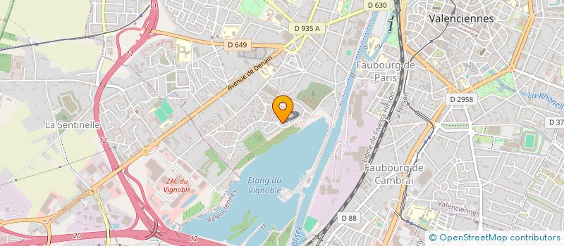 localisation de l'entreprise MADAME PERRINE QUESNOY  VALENCIENNES