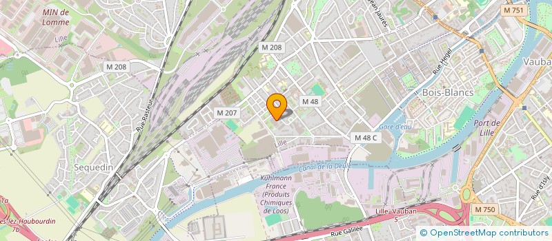 localisation de l'entreprise MADAME PERRINE RIBERT à LILLE