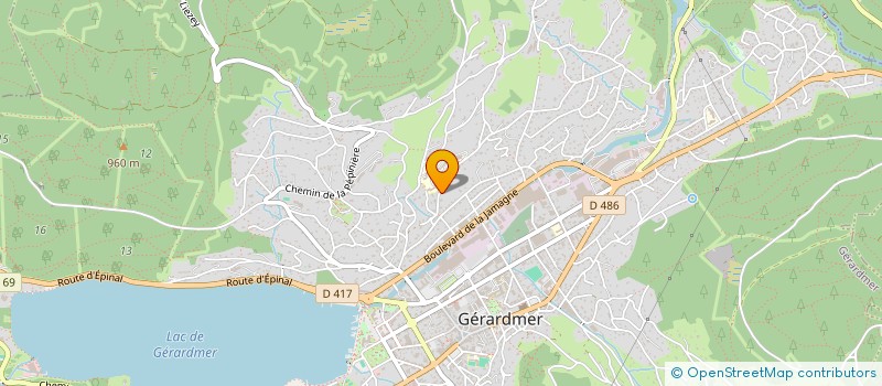 localisation de l'entreprise MADAME PERRINE RISSE  GERARDMER