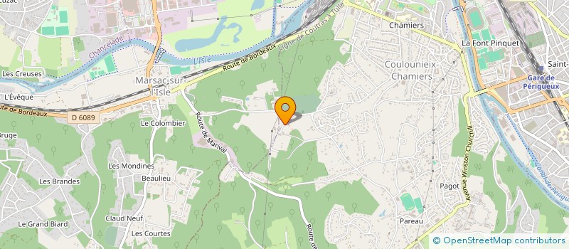 localisation de l'entreprise MADAME PERRINE ROFFIN  COULOUNIEIX CHAMIERS