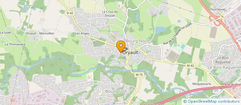 localisation de l'entreprise MADAME PERRINE ROGER à ORVAULT