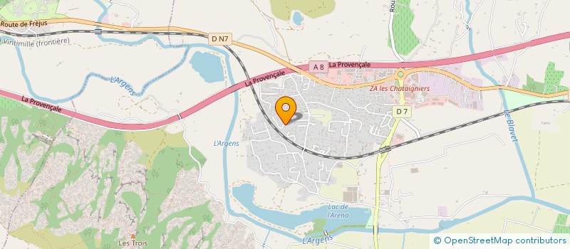 localisation de l'entreprise MADAME PERRINE ROIGNANT à ROQUEBRUNE-SUR-ARGENS