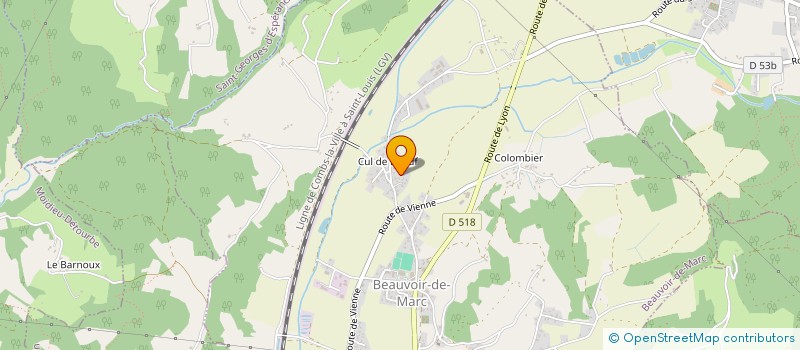 localisation de l'entreprise MADAME PERRINE ROSAND OLAGNON  BEAUVOIR-DE-MARC