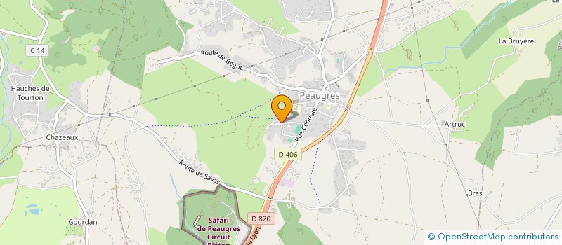 localisation de l'entreprise MADAME PERRINE ROSSI  PEAUGRES