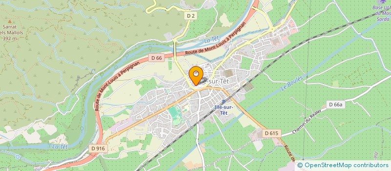 localisation de l'entreprise MADAME PERRINE ROUSSEAU à ILLE-SUR-TET