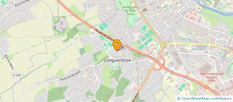 localisation de l'entreprise MADAME PERRINE SAGOT  LONGUENESSE