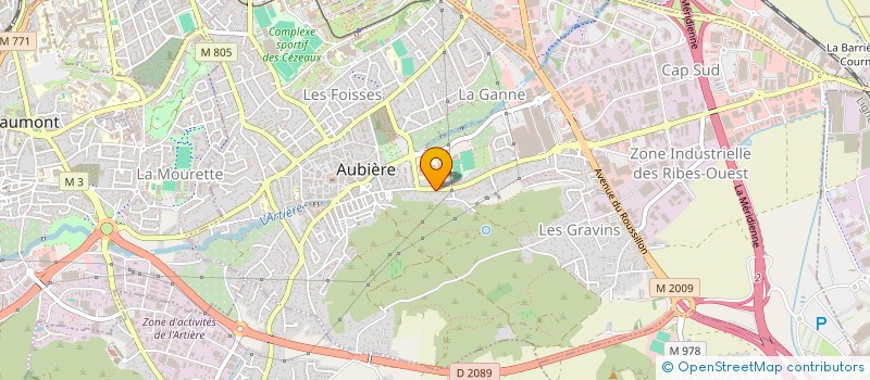 localisation de l'entreprise MADAME PERRINE SAHUT  AUBIERE