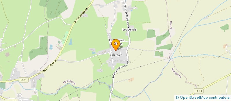 localisation de l'entreprise MADAME PERRINE SAINT-GENEST  MONTOLDRE