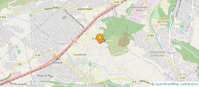 localisation de l'entreprise MADAME PERRINE SALAS  SIMIANE-COLLONGUE