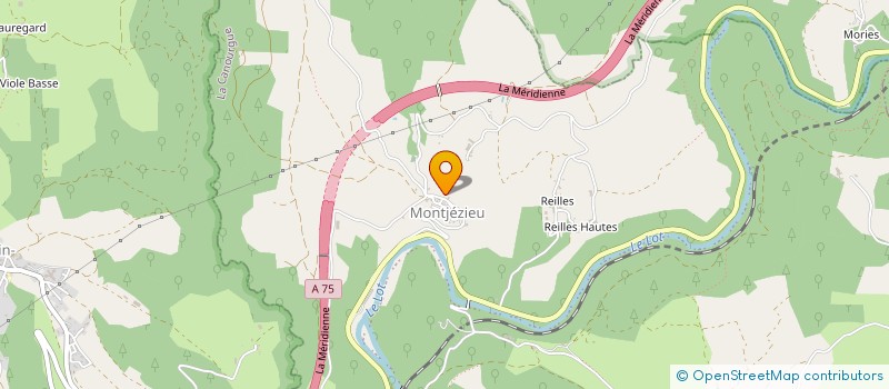 localisation de l'entreprise MADAME PERRINE SALEL  LA CANOURGUE