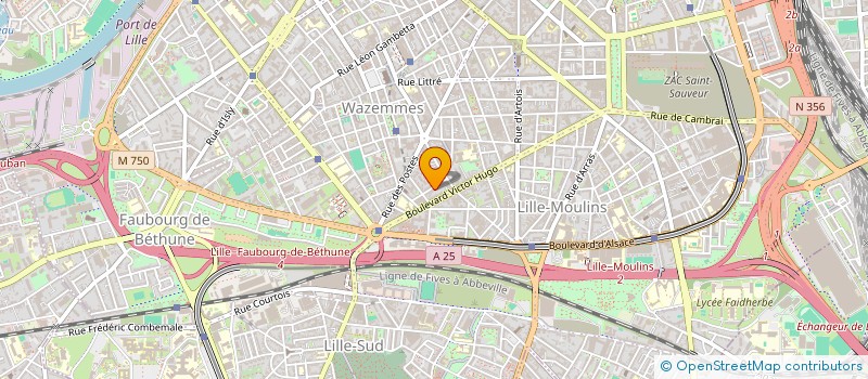 localisation de l'entreprise MADAME PERRINE SAUPE à LILLE