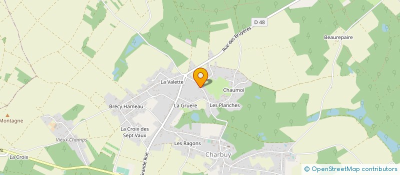 localisation de l'entreprise MADAME PERRINE SAYAS  CHARBUY