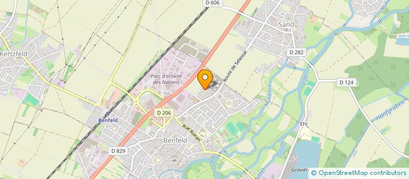 localisation de l'entreprise MADAME PERRINE SENGES  BENFELD